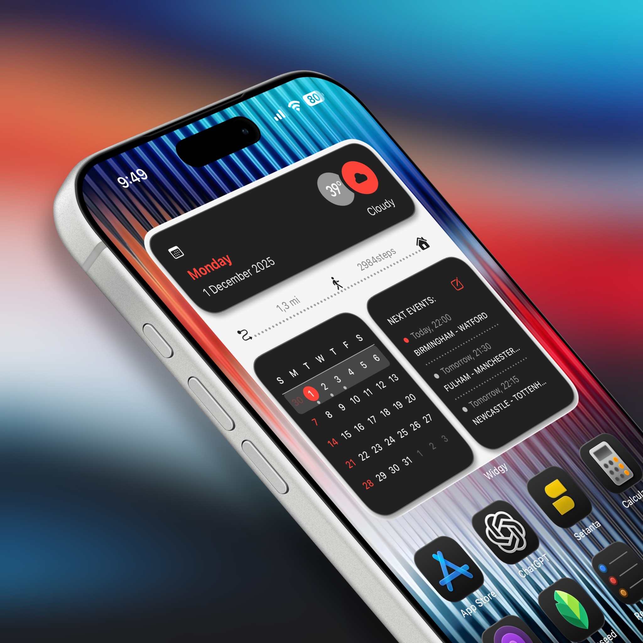 iOS 26 | IOS26 Monday setup (wallpaper and widget in comments) | Facebook