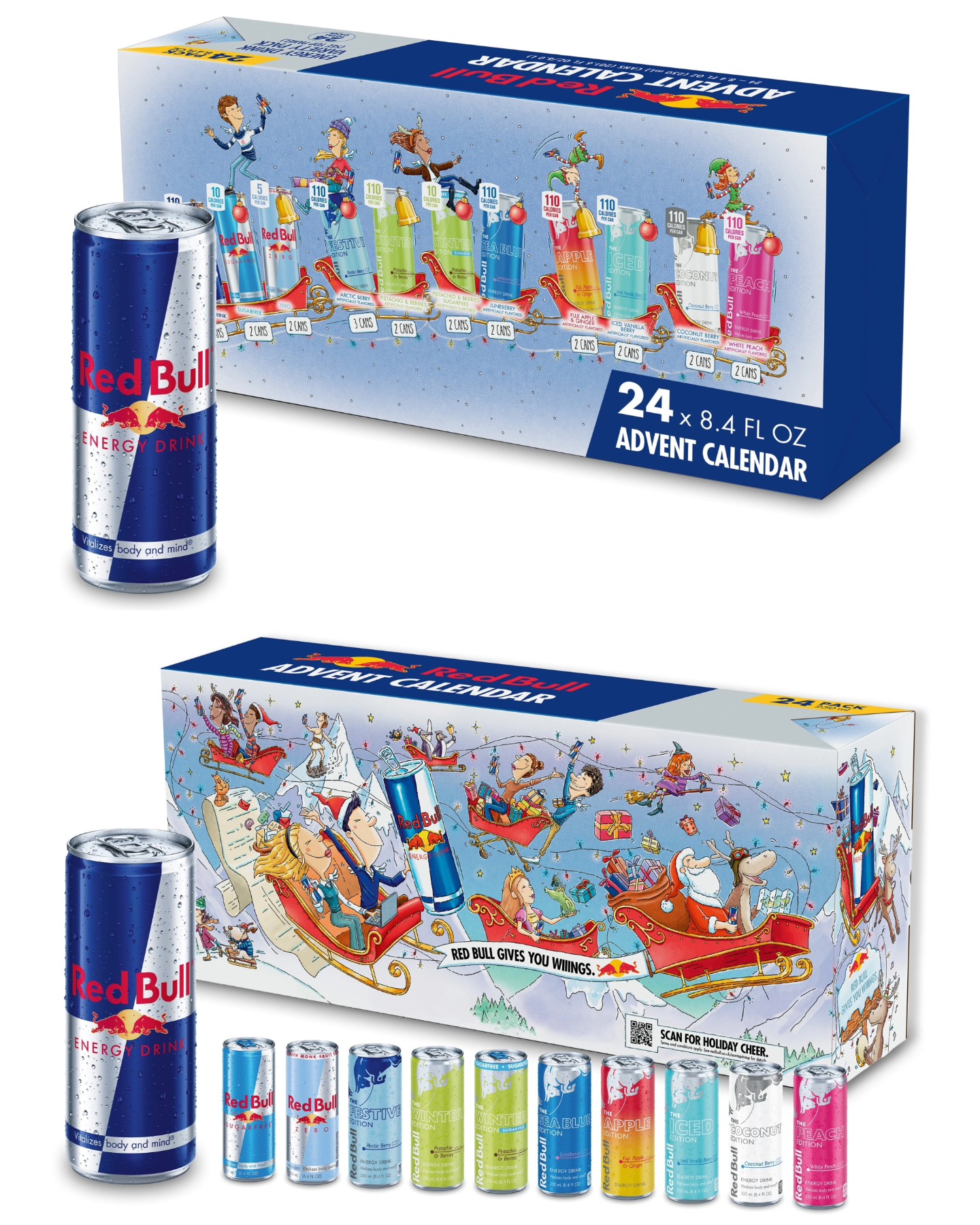 RedBull 48缶セット 賞味期限2026/11/30 Red Bull's 2026 winter edition is pistachio and berries flavored