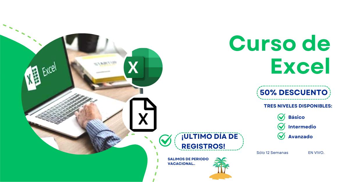 Capacitación - ‼️😱 Solicita tu lugar EN NUESTRO CURSO DE EXCEL VIRTUAL⚠ ...