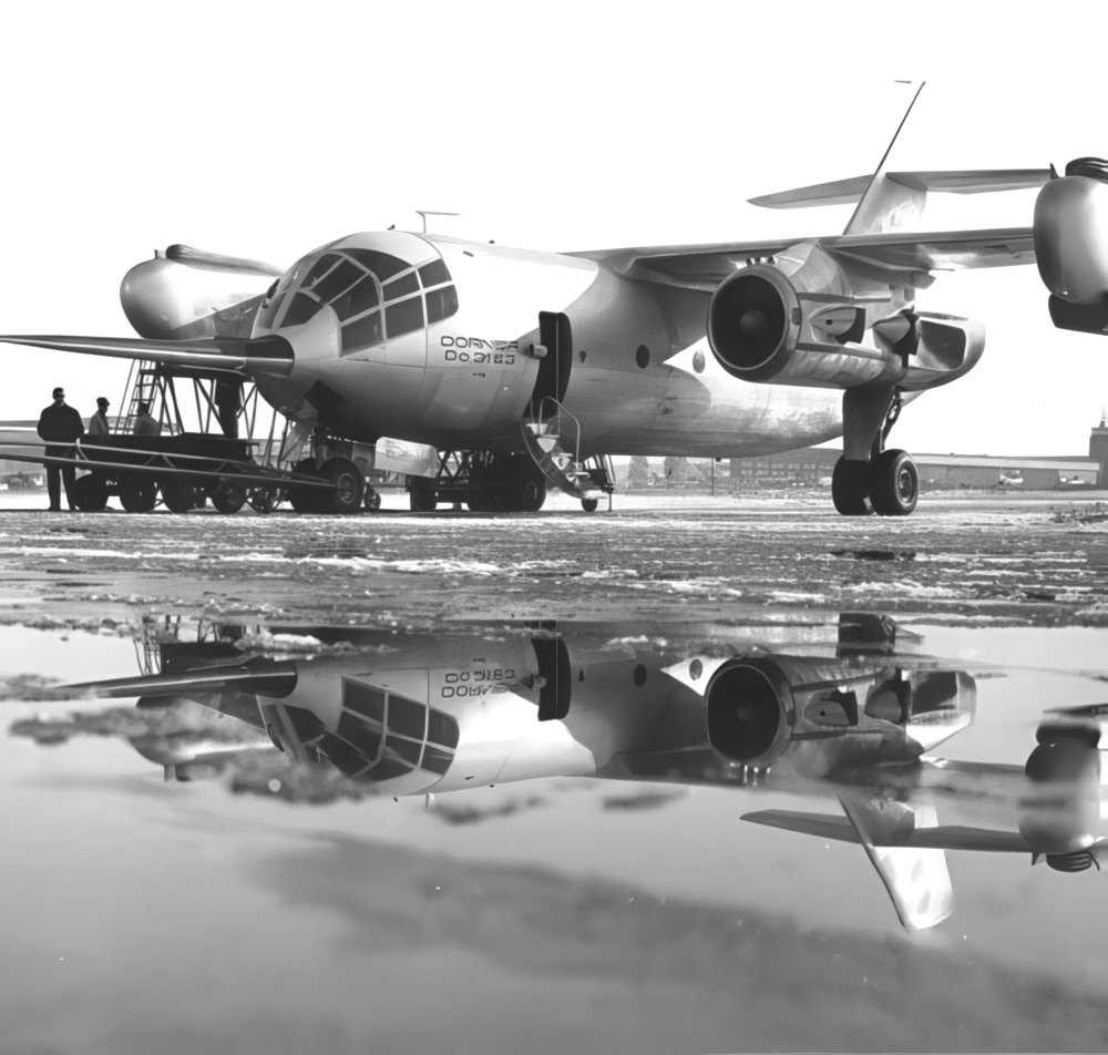 Warbird - The Dornier Do 31 was a 1960s West German experimental V/STOL ...