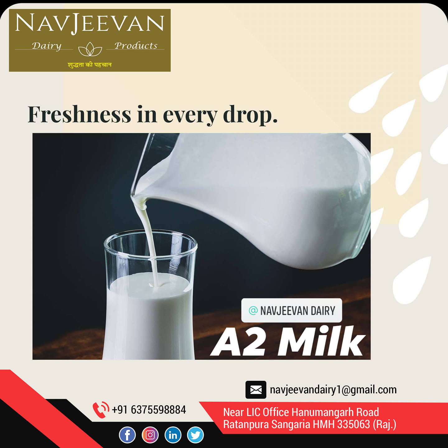 Navjeevan Dairy | Sangaria