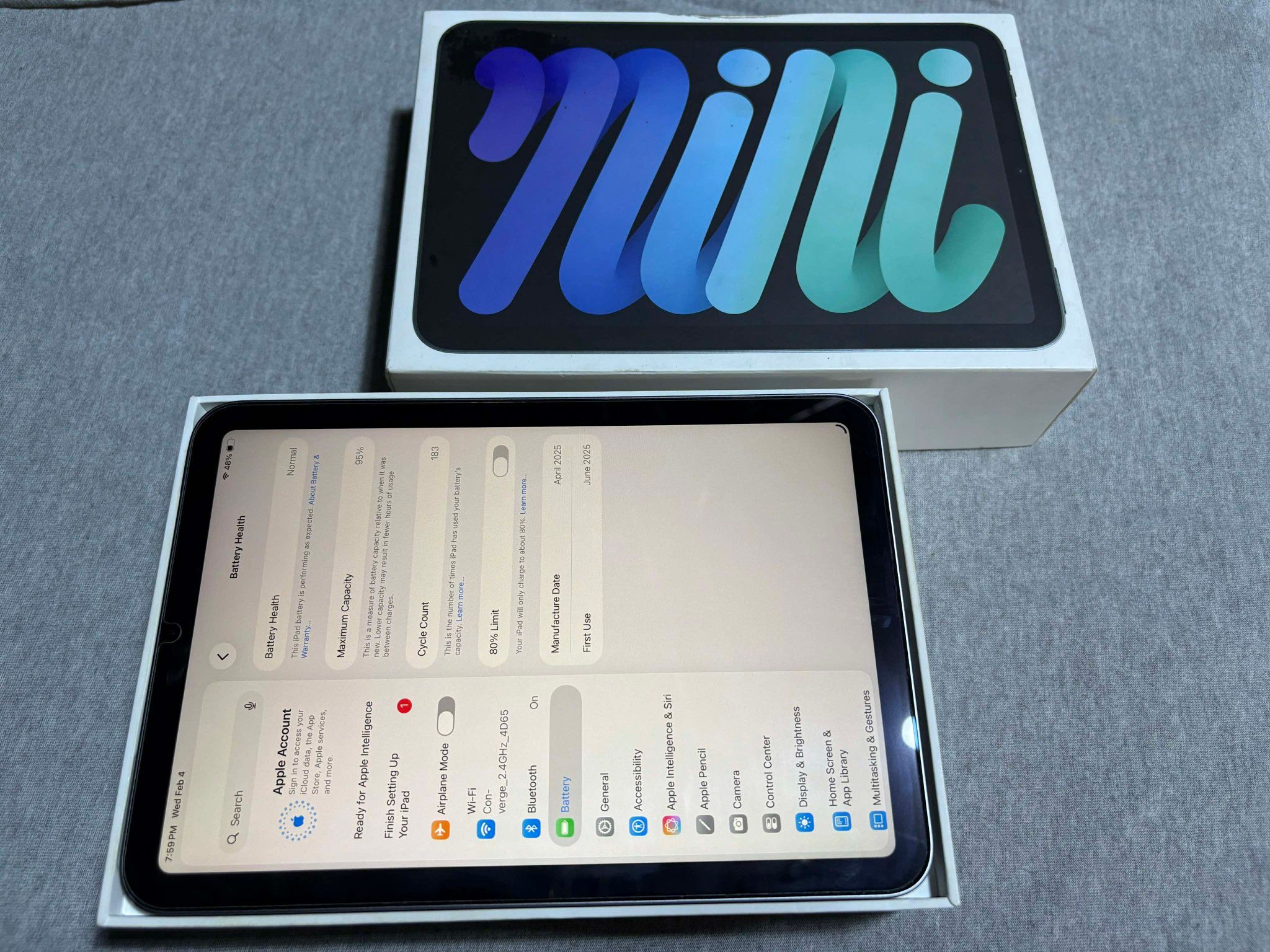 Sale or swap Ipad Mini 7th Gen (A17 Pro) 128gb Storage 95% Battery 