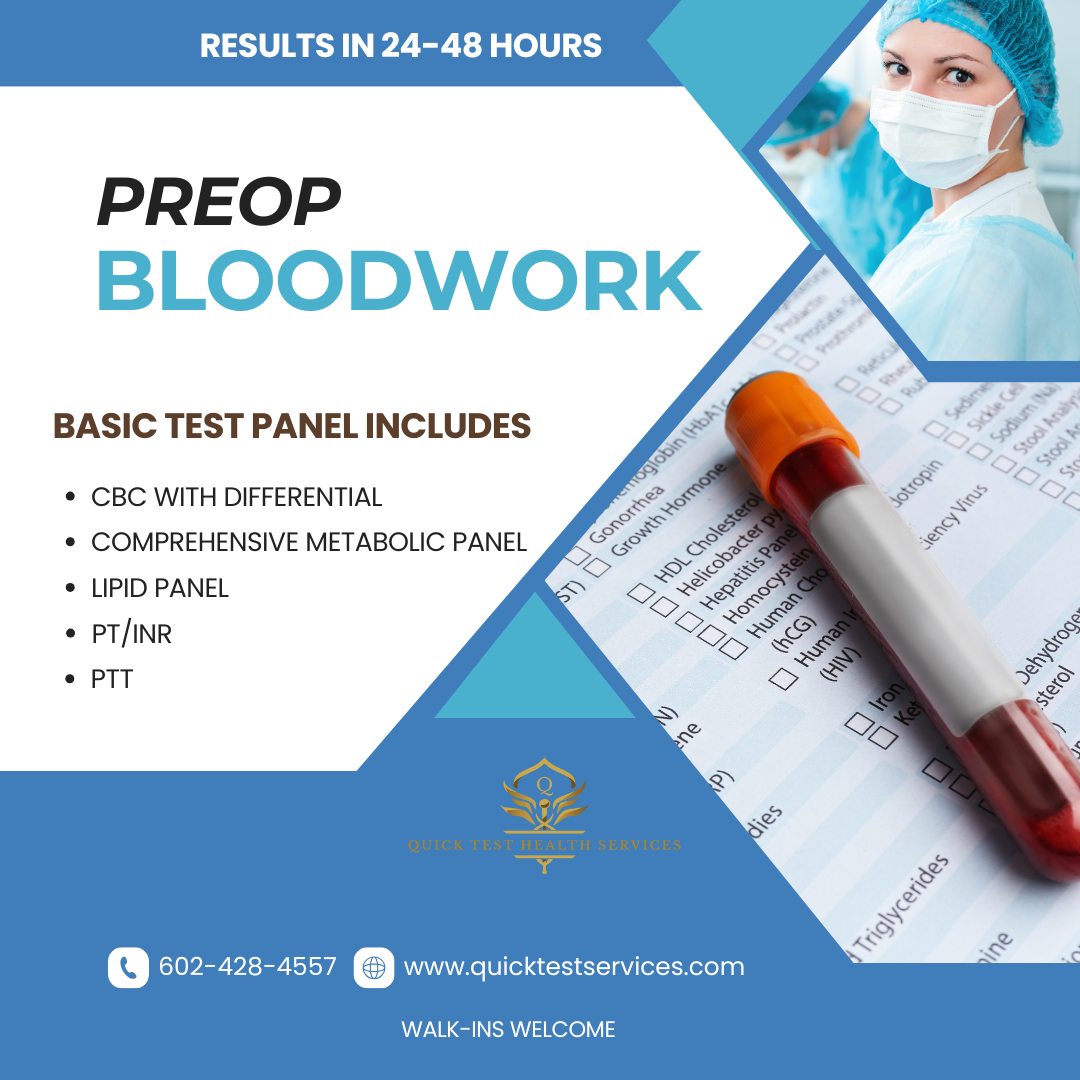 Quick - 🩺 Getting ready for surgery? We’ve got your pre-op bloodwork ...