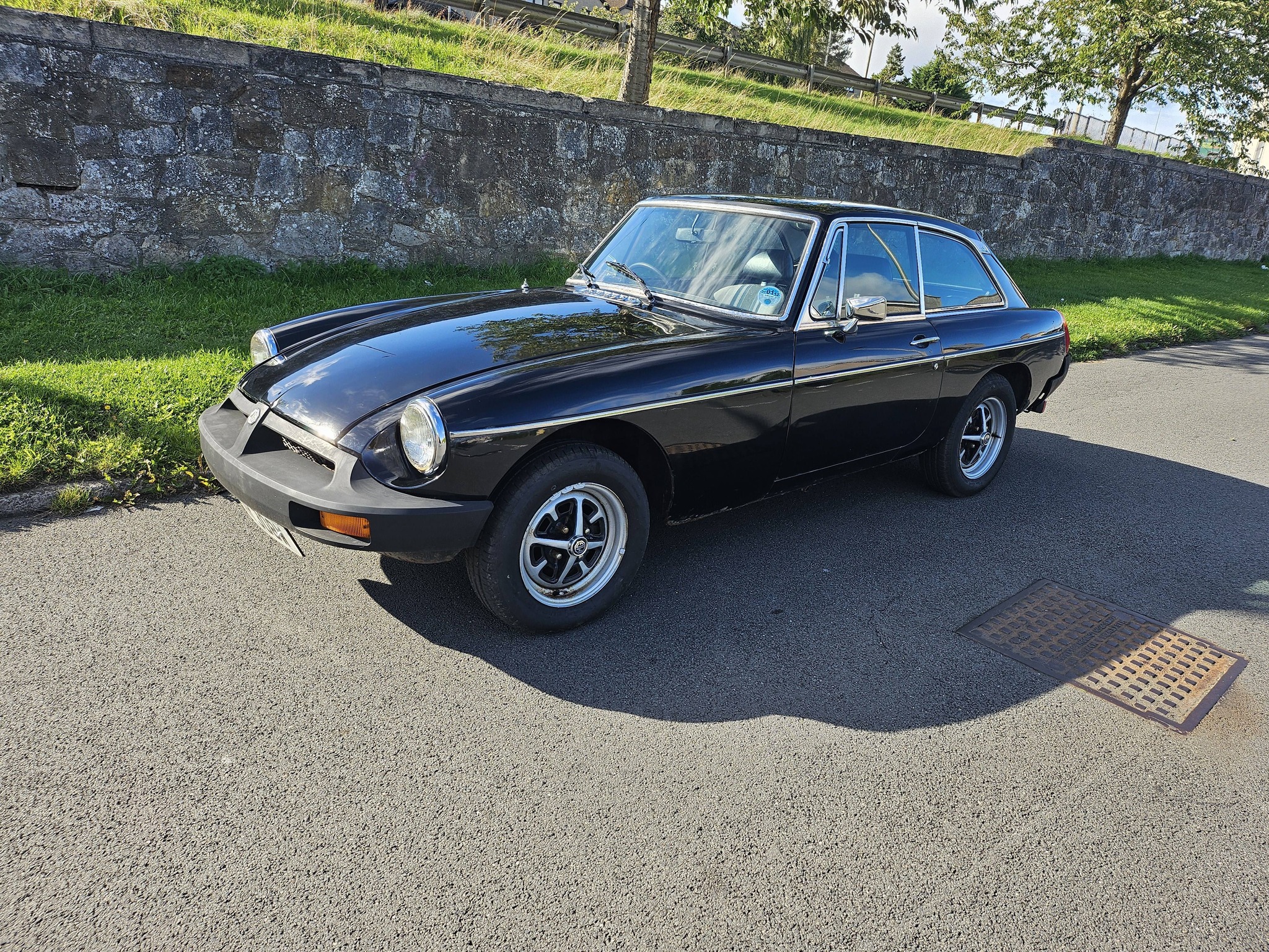 1980 MG MGB with original factory black paint and 2970 miles