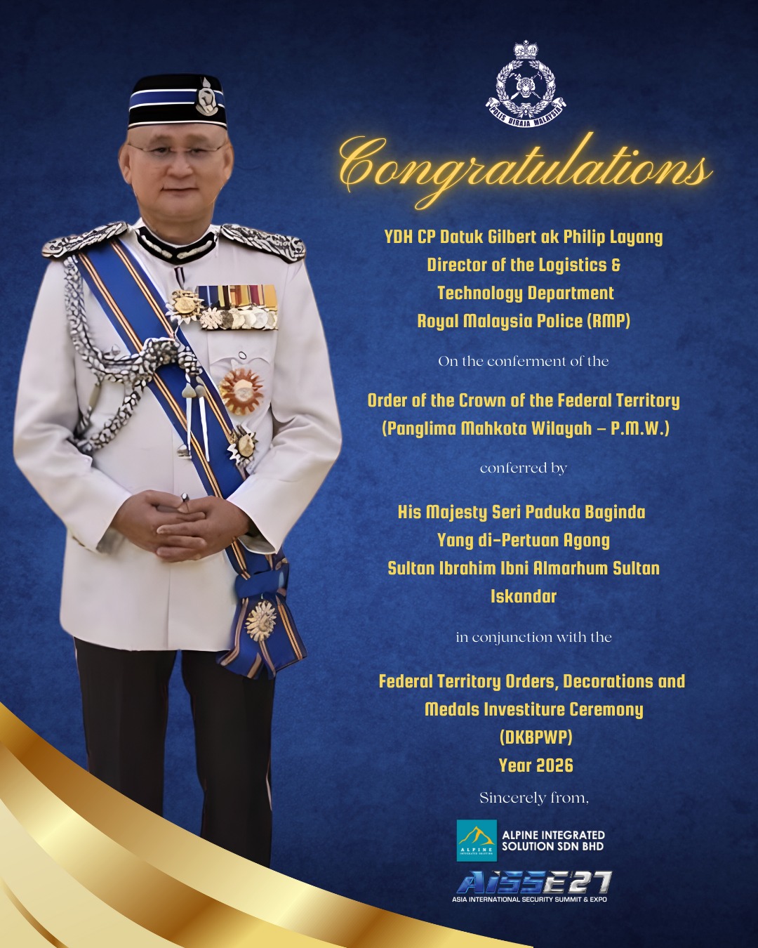 Asia - Heartiest Congratulations We extend our sincere congratulations ...