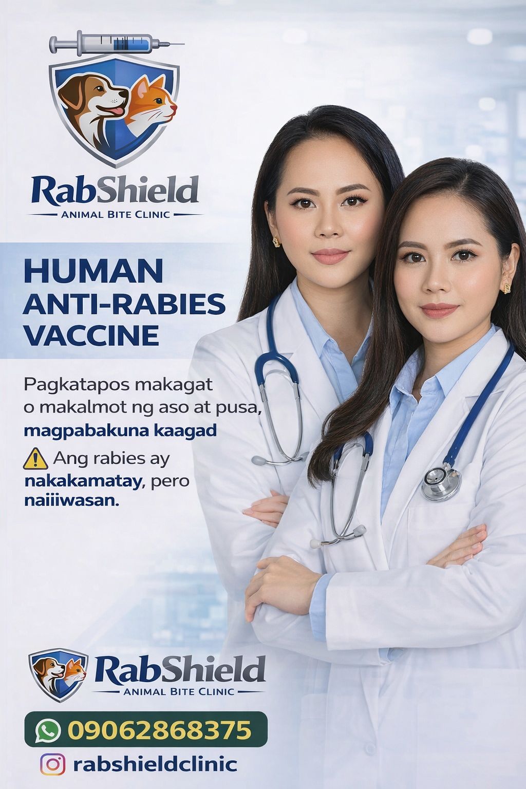 RabShield - ⚠️ Rabies ay nakakamatay, pero naiiwasan! 🛡️ Human Anti ...