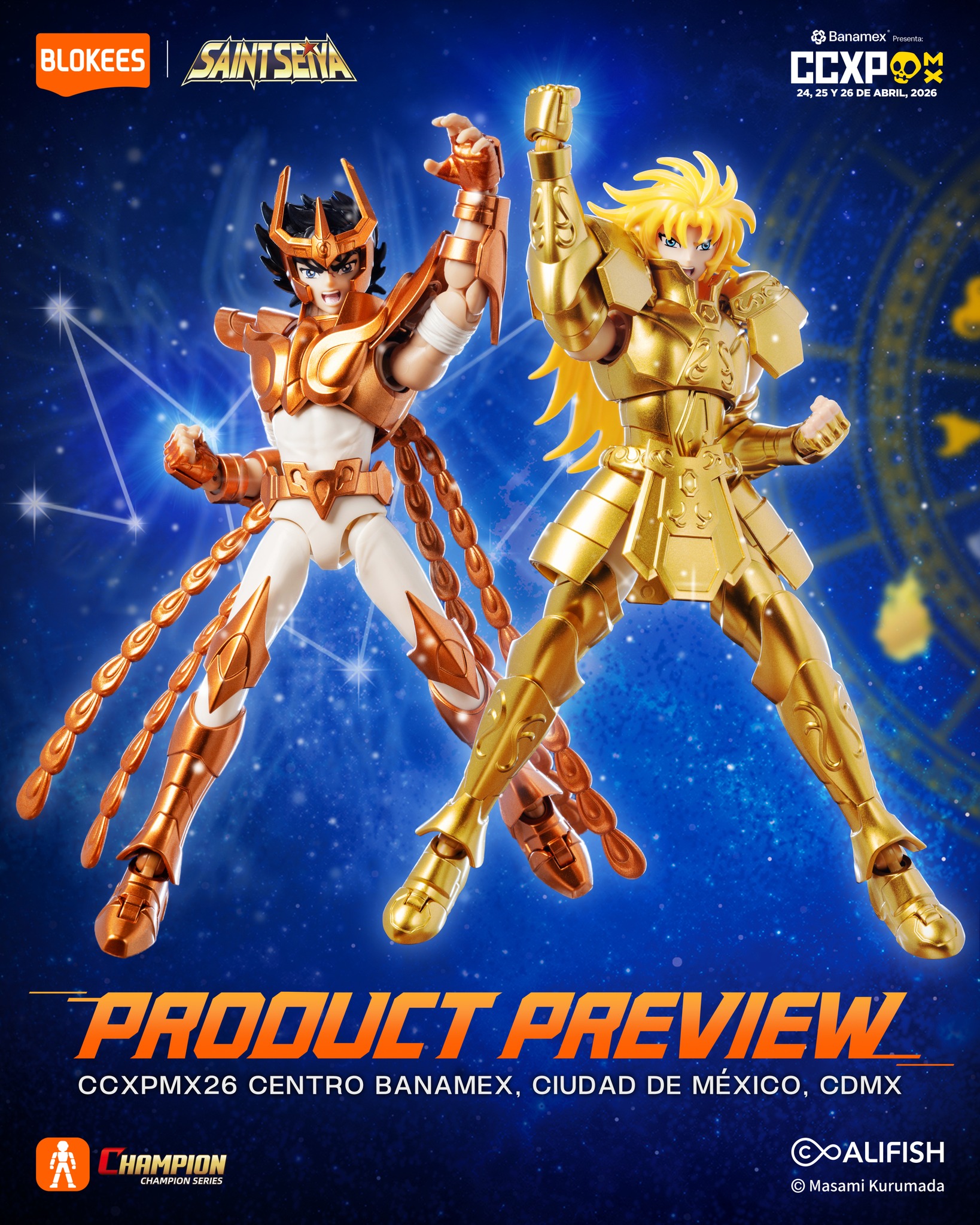 CCXP25 | Blokees Saint Seiya GALAXY VERSION 03 – Gold Zodiac ①