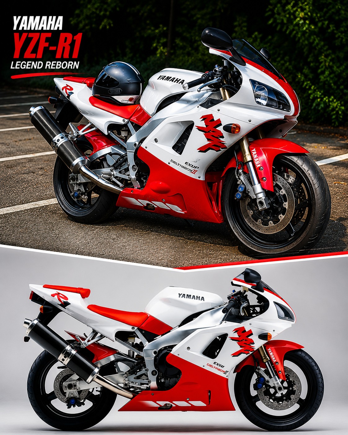 🎯 THE SCREAMING SUPERBIKE – YAMAHA YZF-R1 Before crossplane