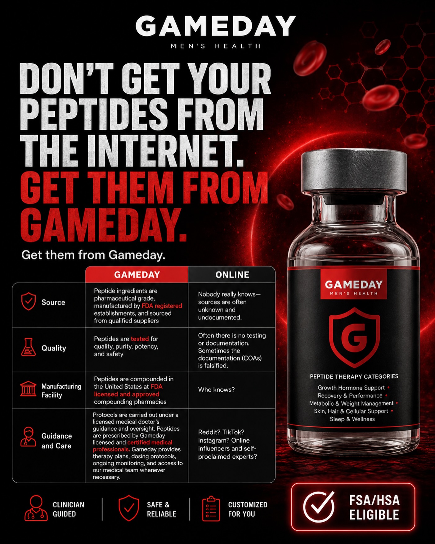 liberty peptides reviews reddit bpc-157 Peptide therapy isn't something you should piece together from Reddit, TikTok, influencers, or some random website. SOURCE MATTERS. QUALITY MATTERS. DOSING MATTERS. MEDICAL OVERSIGHT MATTERS. At Gameday Men's Health, peptide therapy is Optovite B12 made in vitman Bottle Size:100 mL