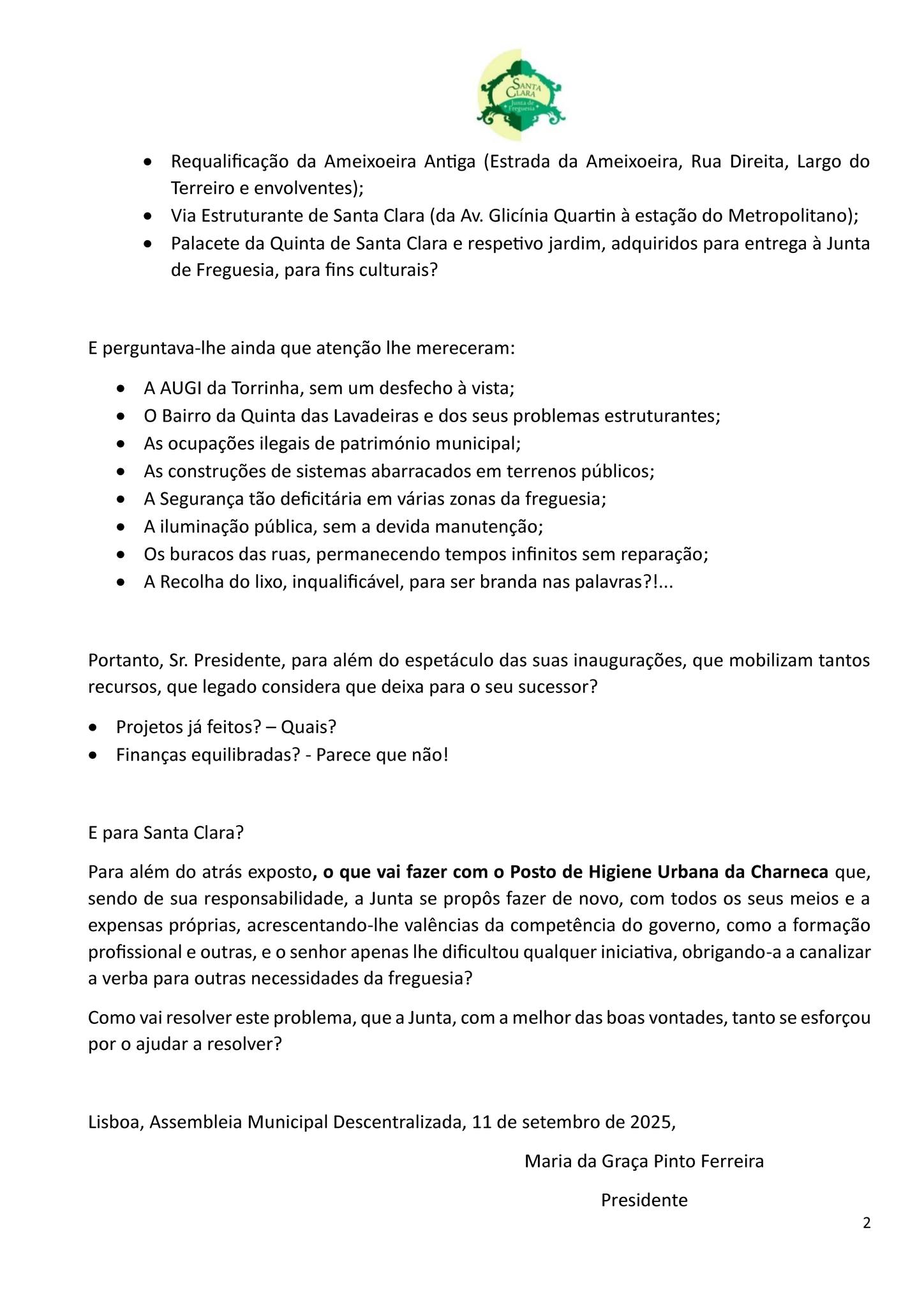 Junta de Freguesia de Santa Clara