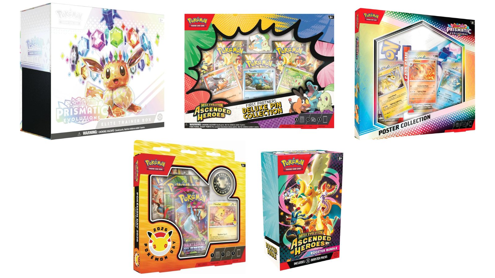 pokemon prismatic evolutions elite trainer box + booster bundle TCG: Scarlet & VioletPrismatic : Toys & Games NO POKEMON BOX OR CARDS INCLUDED pokemon prismatic evolutions elite trainer