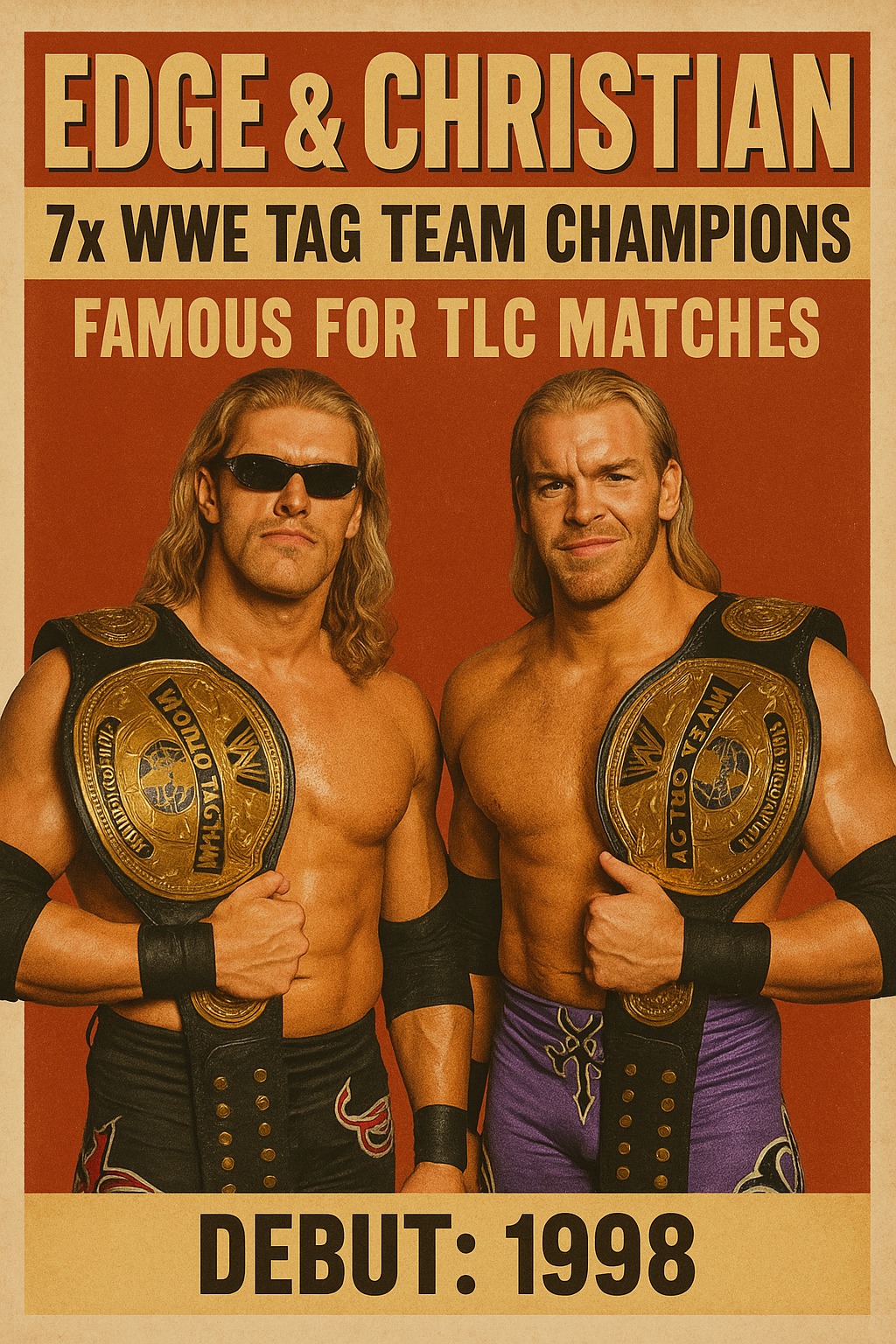 Power Play - 🖤 Edge & Christian – Tag Team Royalty 🖤 From... | Facebook