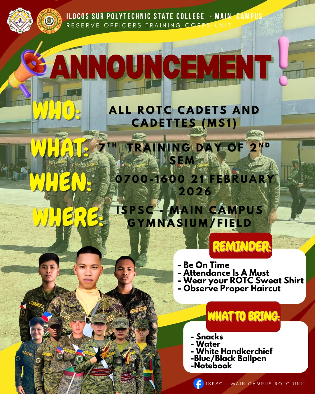ISPSC - Main Campus ROTC Unit