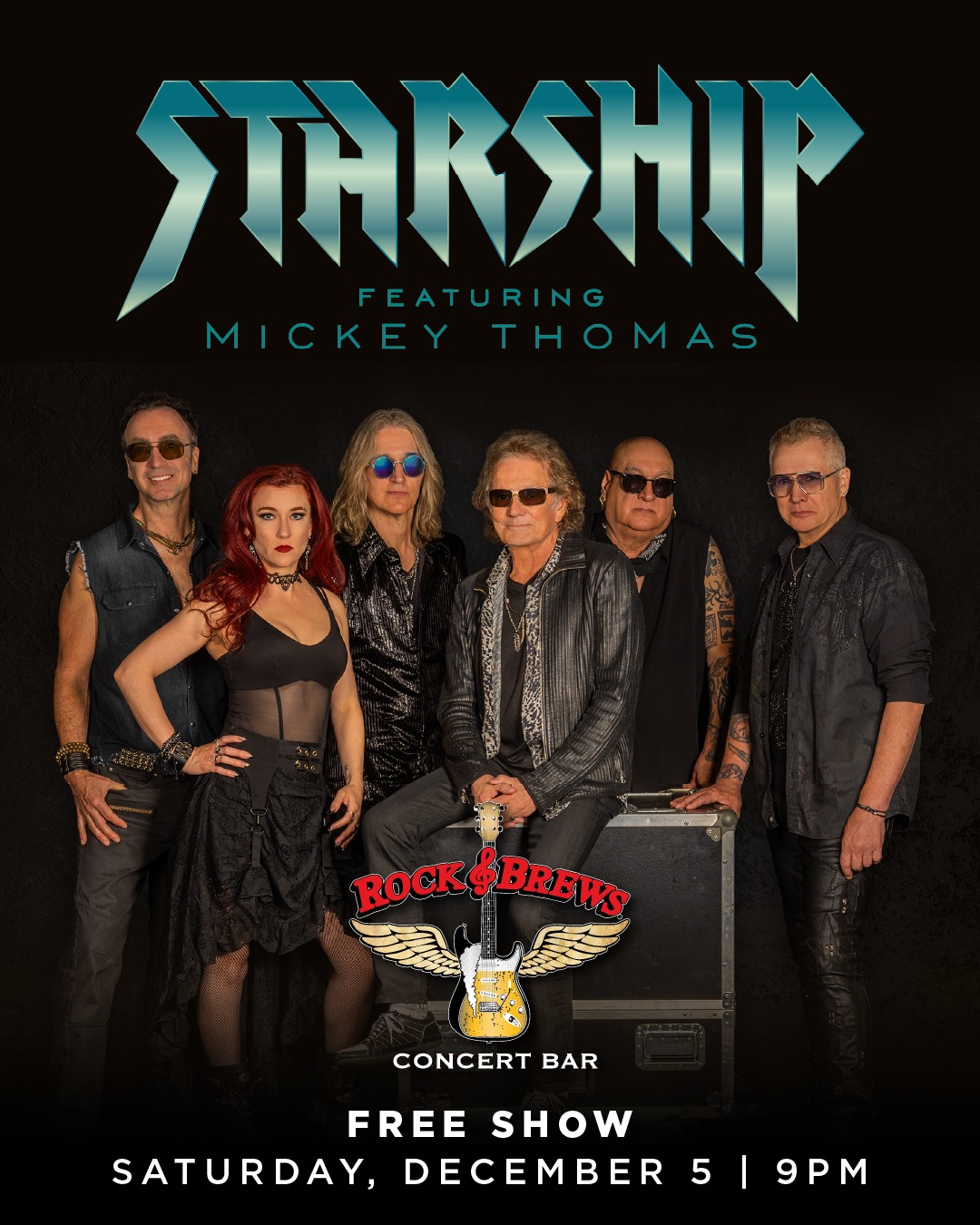 TONIGHT! Don't miss Starship Featuring Mickey Thomas and Foghat at