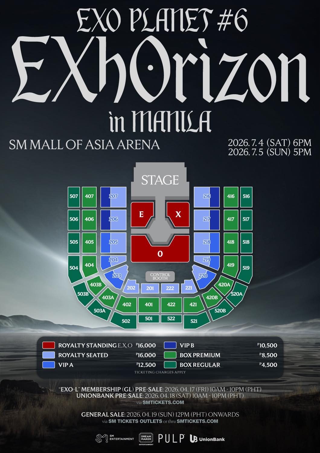 EXhOrizon official merchandise pre-sale in Manila, Metro Manila