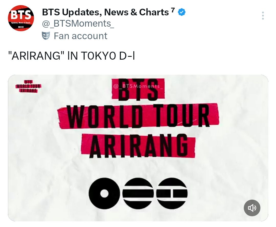 BTS World Tour 'ARIRANG' in Tokyo, Japan 🇯🇵 Watch REPLAY here