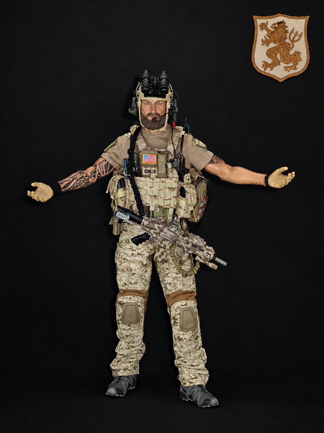DEVGRU Gold Team アクションフィギュア 1/6 1/6 Kitbash DEVGRU, Gold TEAM..
