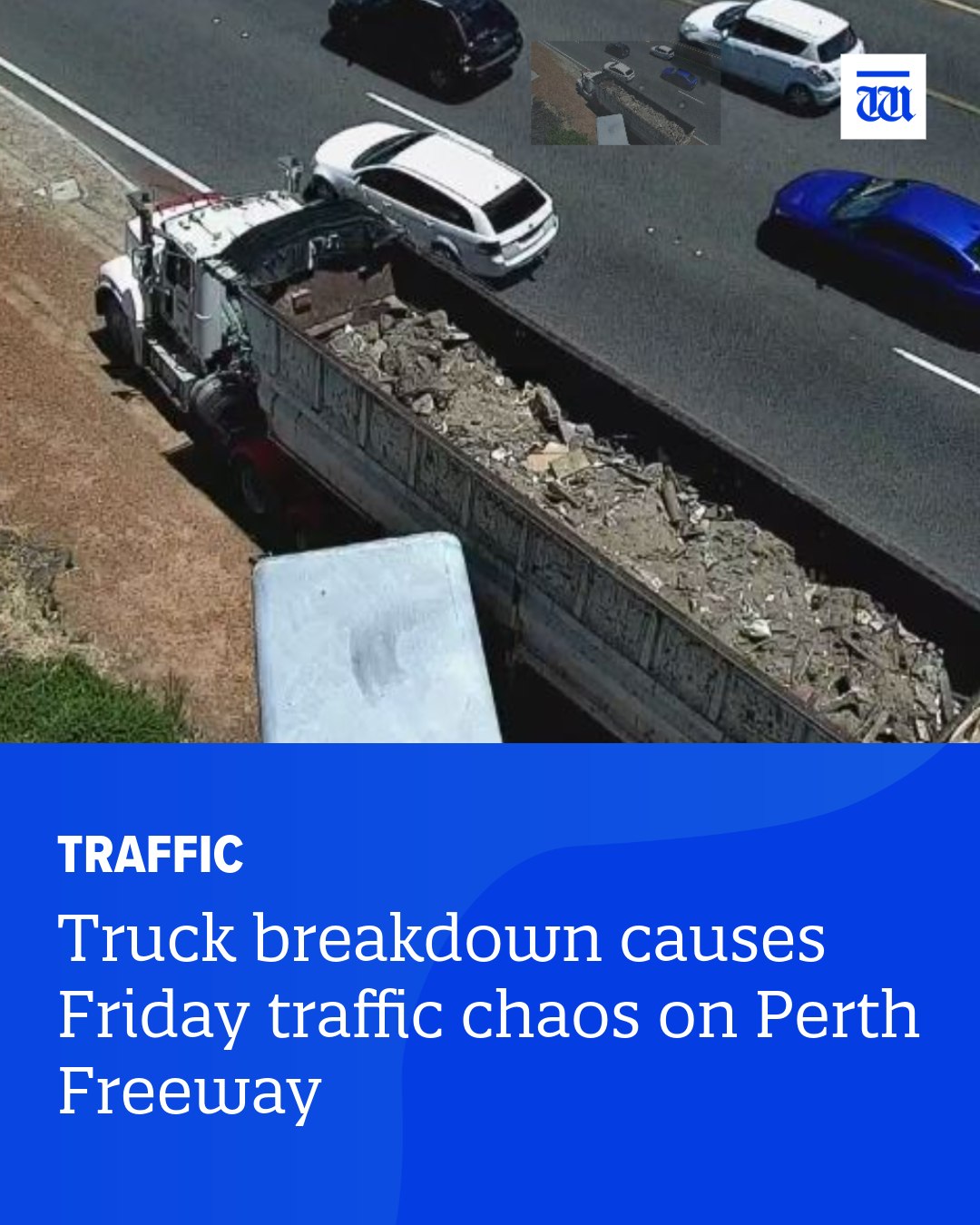 The West - A truck has broken down on a major Perth freeway causing ...