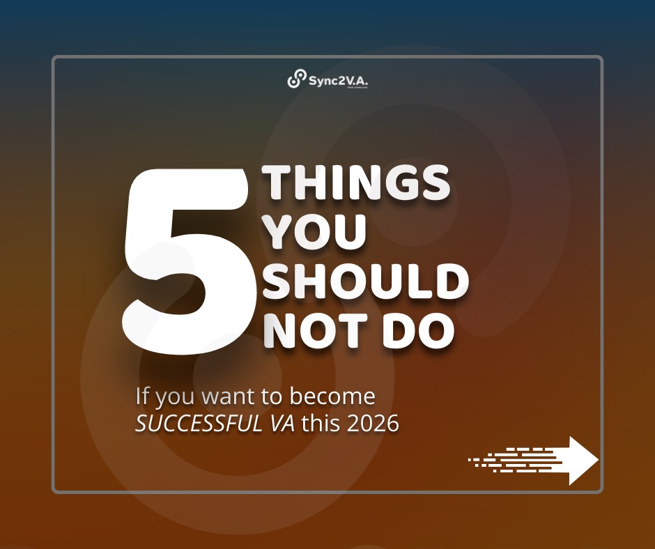 Sync2VA - STOP doing this if you want to become a... | Facebook