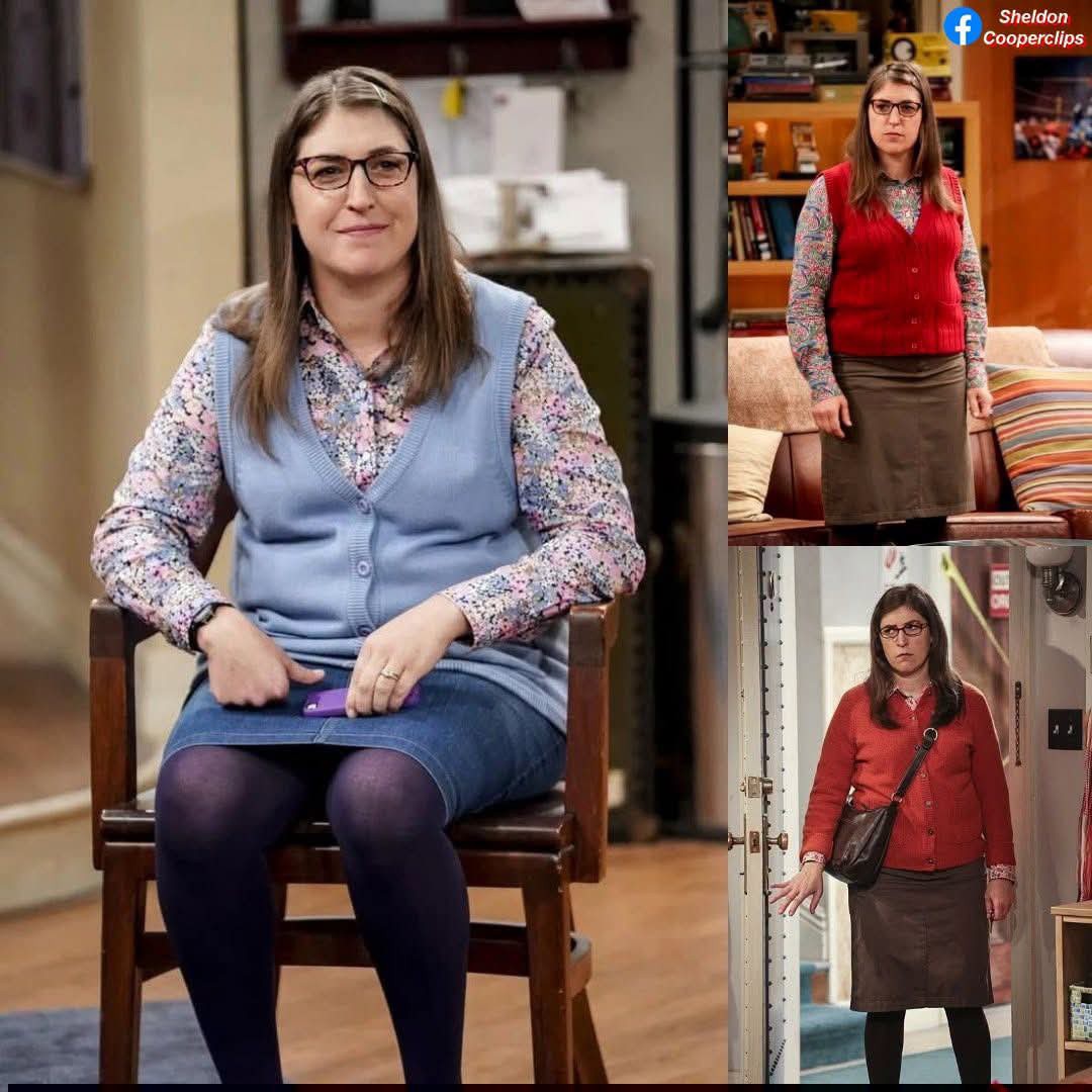 why does amy dress like an old lady Farrah Fowler wears skirts on The Big Bang Theory 992