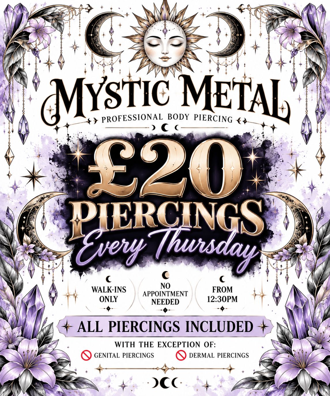 Mystic Metal Body Piercing | Birmingham