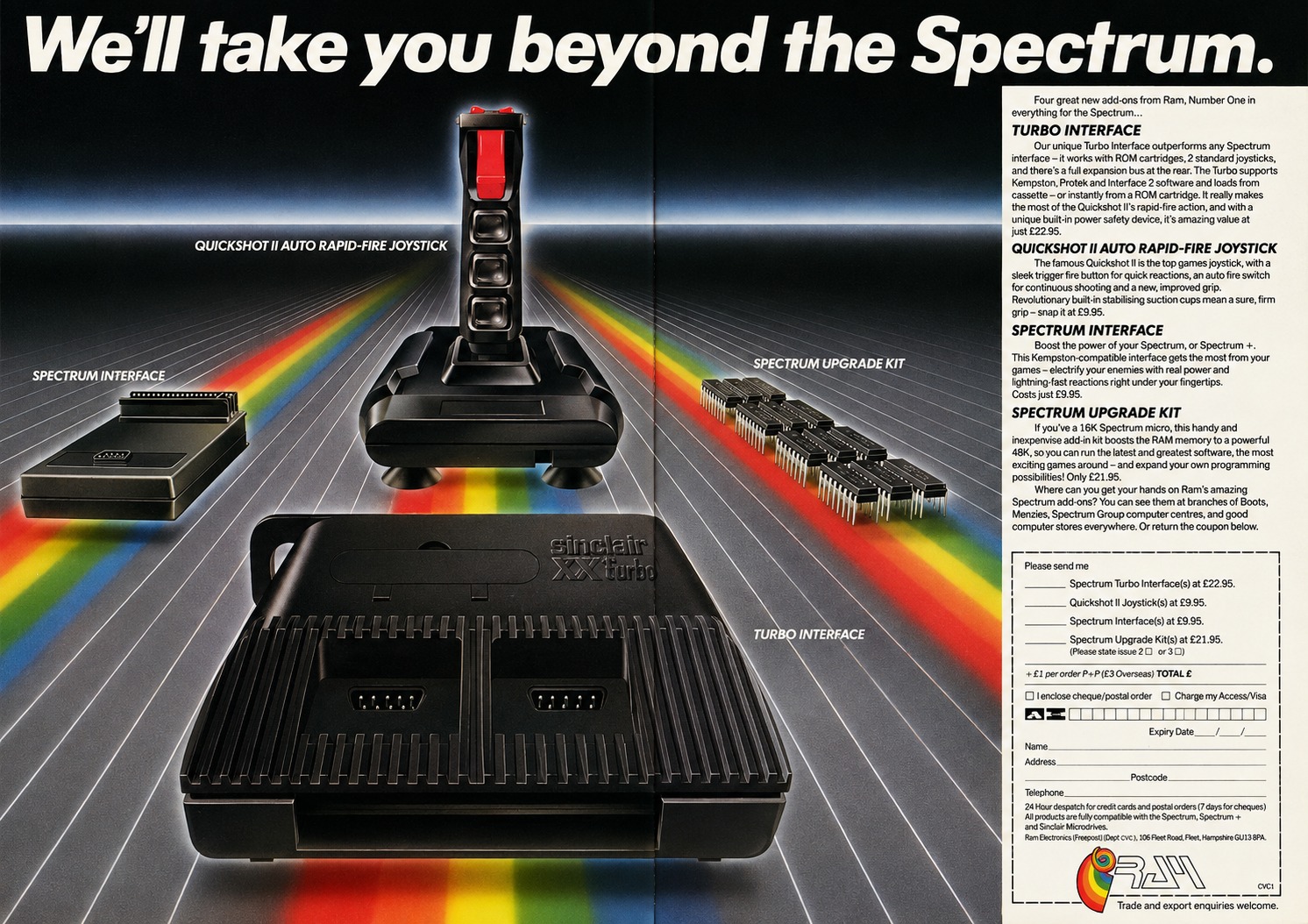 1985 Spectrum Upgrade! 🌈🕹️ “WE'LL TAKE YOU BEYOND THE SPECTRUM