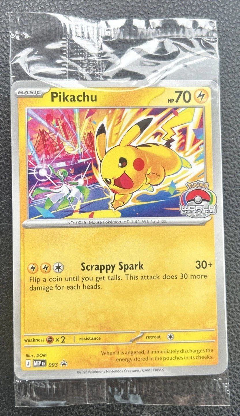 Pikachu World Collection promo from Japan 2010