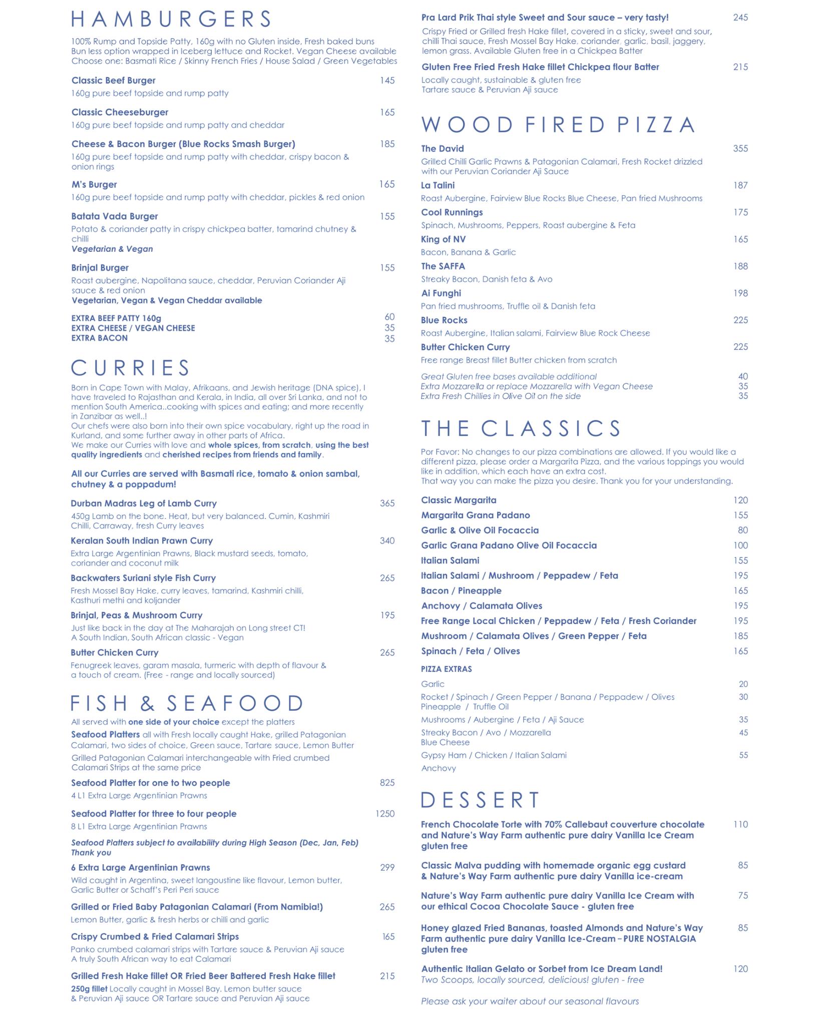 Blue - Our new summer menu is here at Blue Rocks Cafe and Grill ☀️ We ...