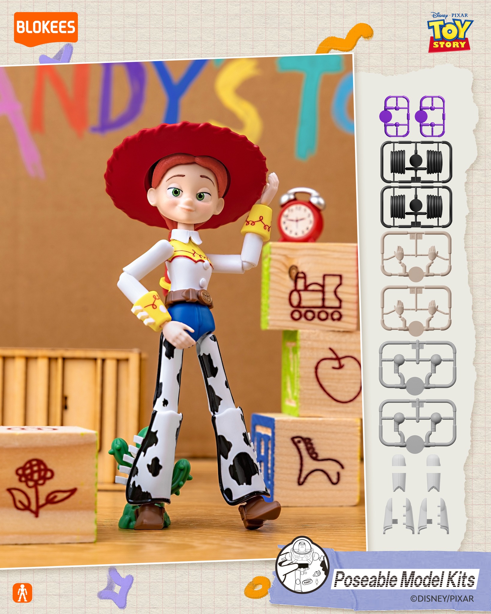 Meet Blokees Toy Story Elite Version 01 – Friendship Quest Jessie