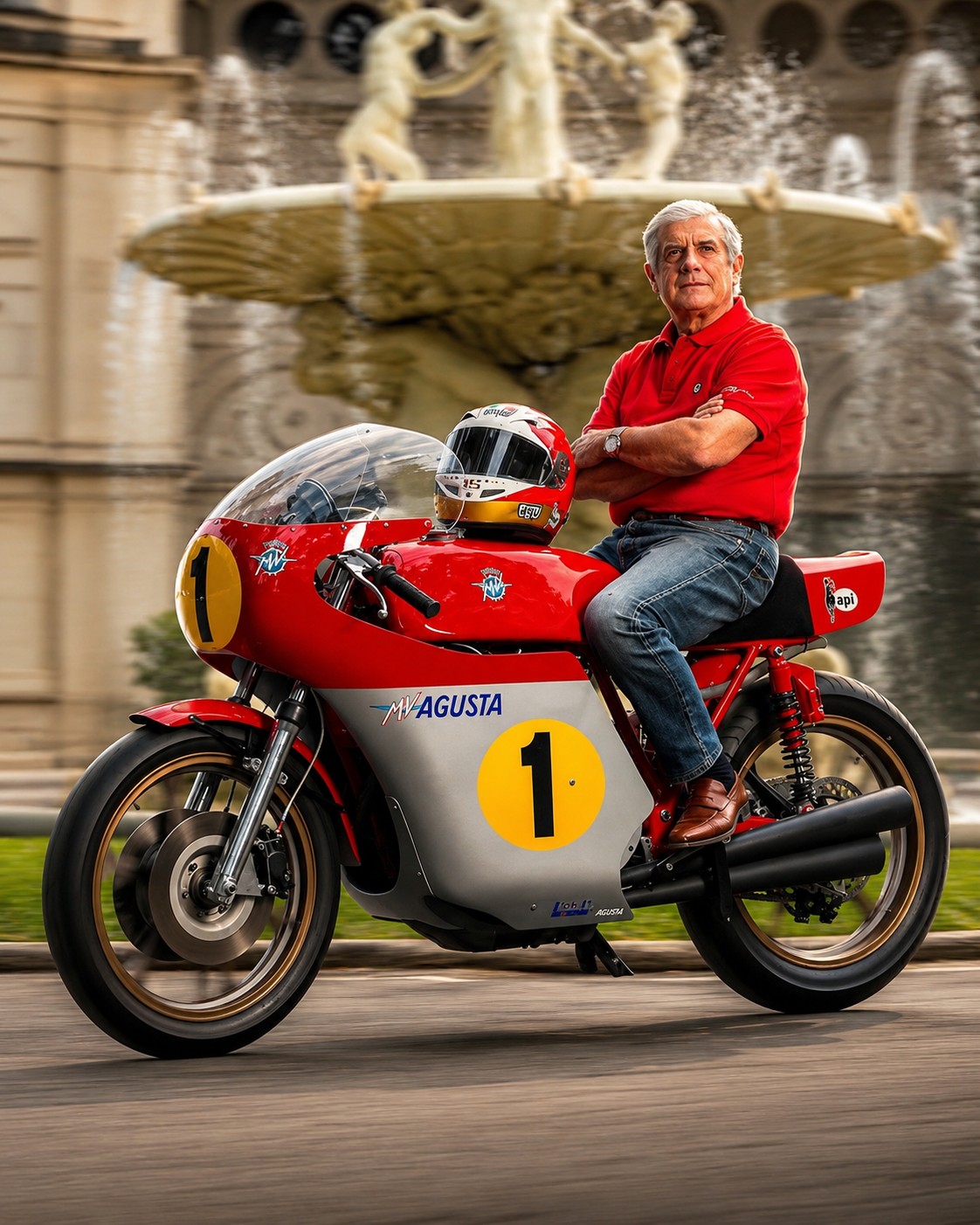 Schuco Piccolo MV Agusta 500 レーシング仕様 箱付き Just listen to that MV Agusta 500. Such a beautiful engine note