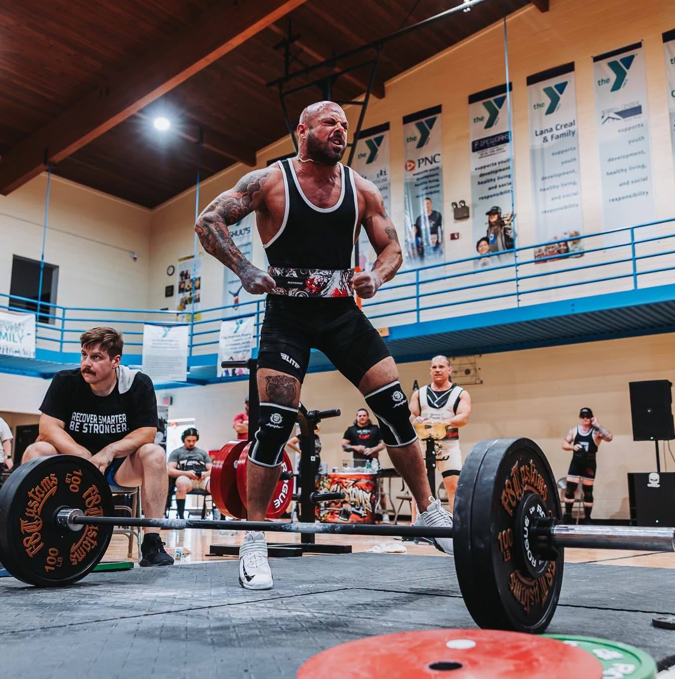 Rick Flair with the 495 🦍🦍 #metalmilitiapowerlifting #supersetmafia # ...
