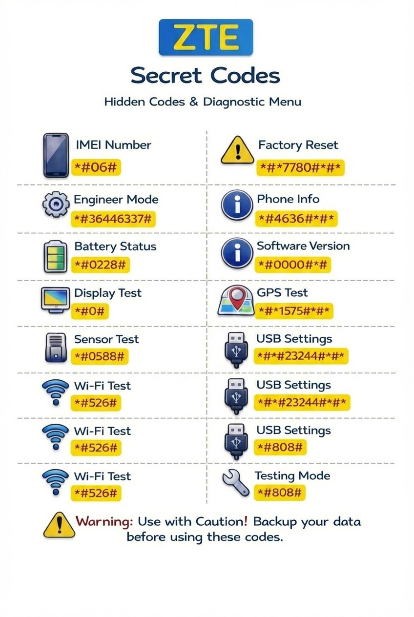 Learn - Unlock the hidden potential of your ZTE device! 📱 From checking ...