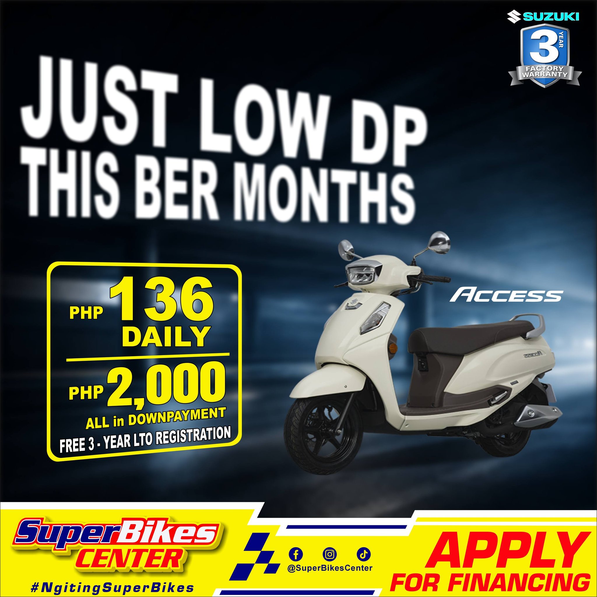 🏍️🔥 SUZUKI AVAILABLE UNITS! 🔥🏍️ Looking for a reliable and