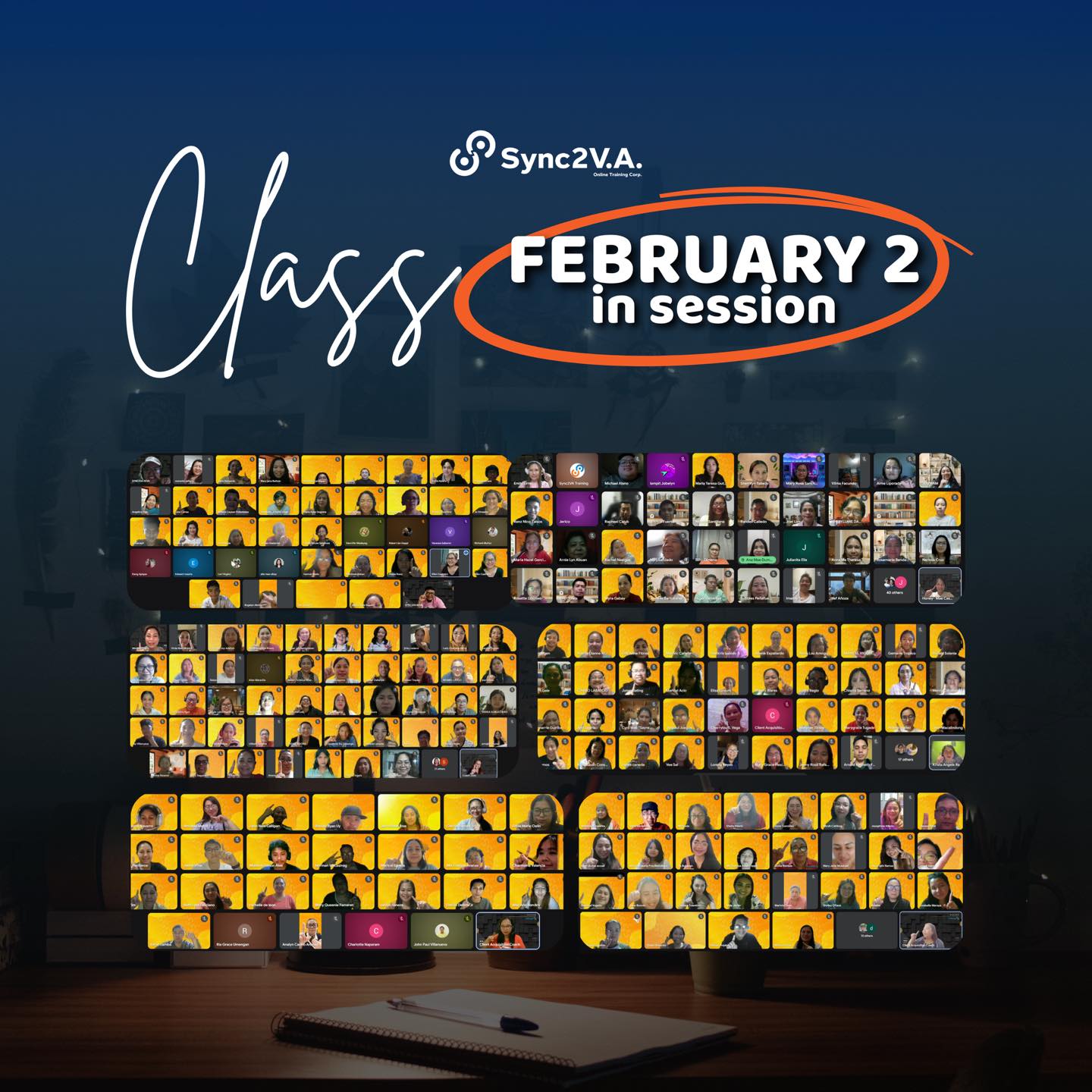 Sync2VA - Batch Feb 2, finally in session. Not everything felt certain ...