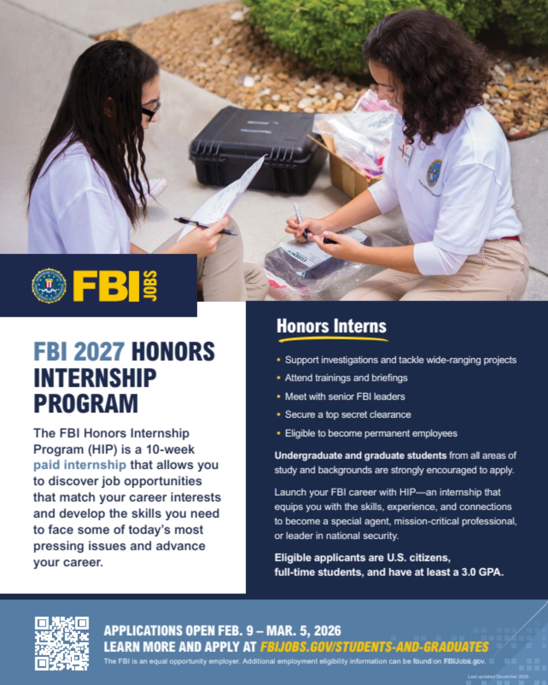 FBI - Dallas - Join our FBI Honors #Internship Program for... | Facebook