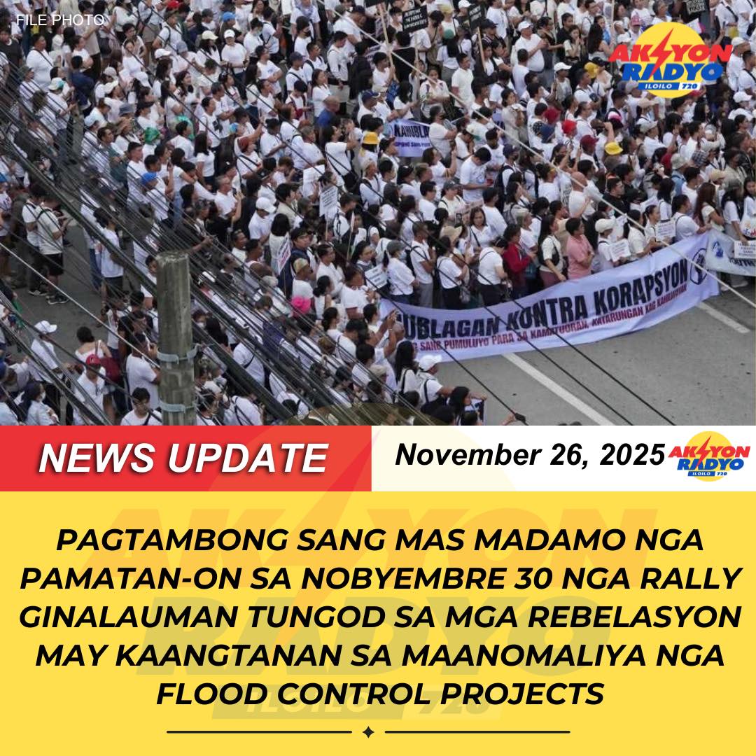 Aksyon - PAGTAMBONG SANG MAS MADAMO NGA PAMATAN-ON SA NOBYEMBRE 30 NGA ...