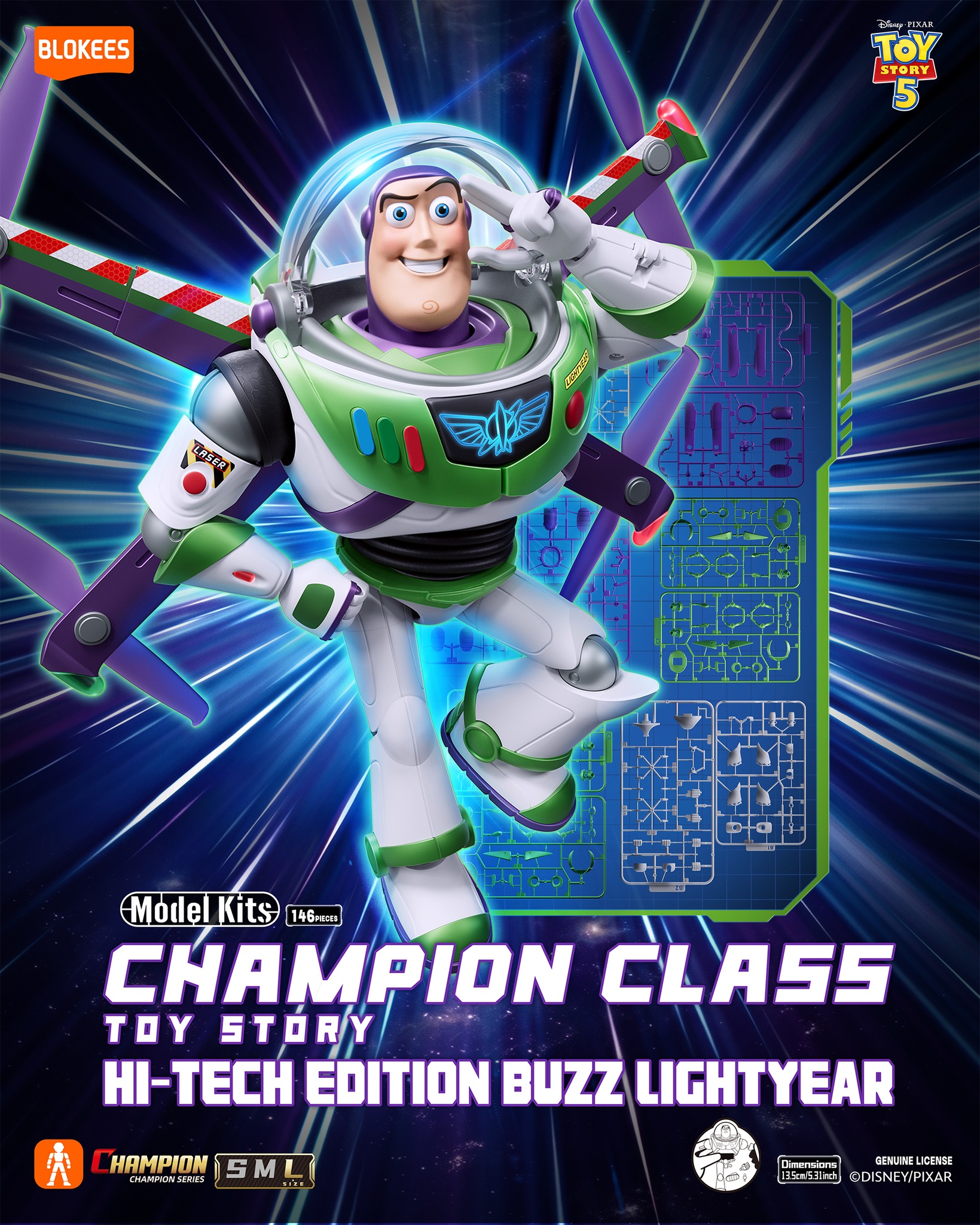 Introducing Blokees Toy Story 5 Champion Class 01 Hi-Tech Edition 