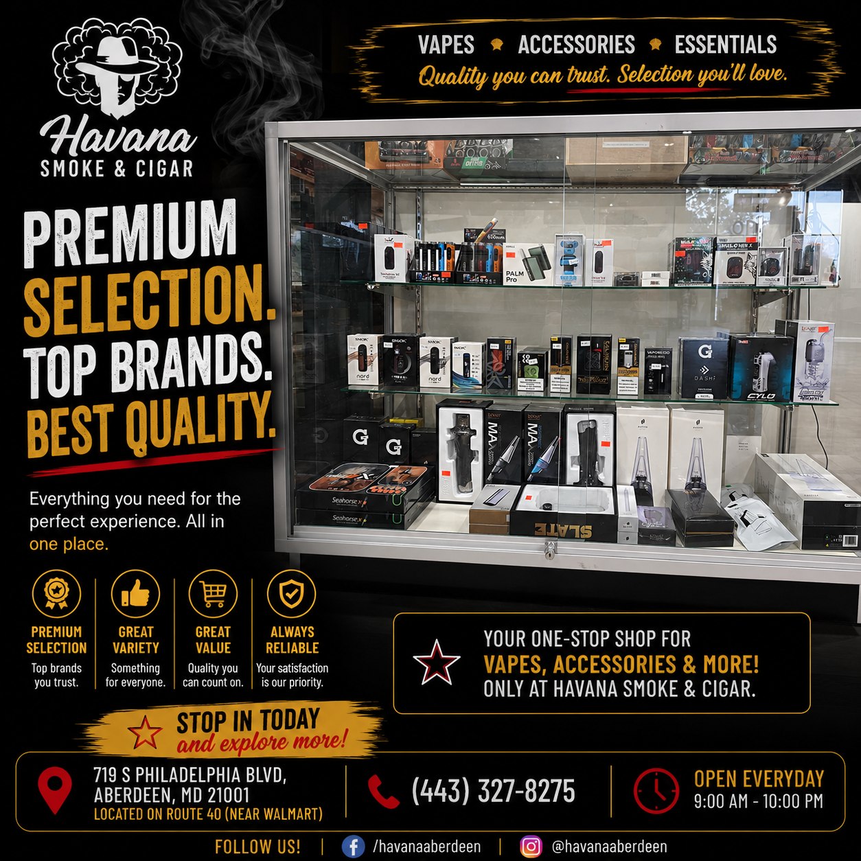 all the smoke and vape shop aberdeen photos Havana & Cigar Select Flavor ::Rocket Pop Freeze Fcuking Fab Geek Bar New Arrivals