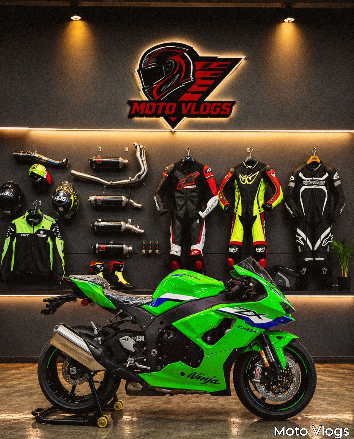 Kawasaki Zx6r is your dream Superbike 💚💚