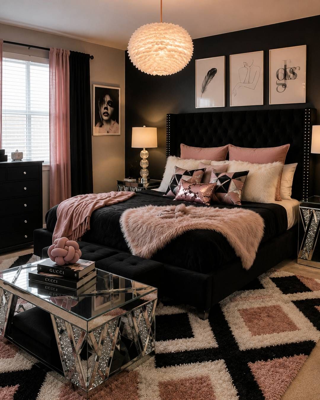 What are black bedroom ideas for fall and winter?