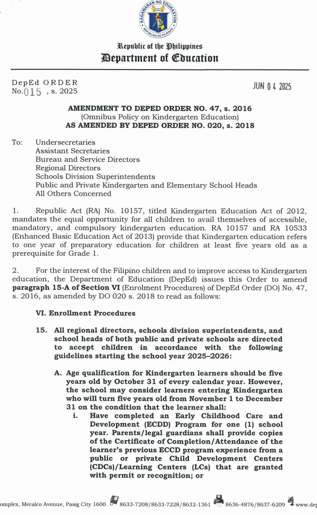 Department of Education-Ambaguio District | Ambaguio