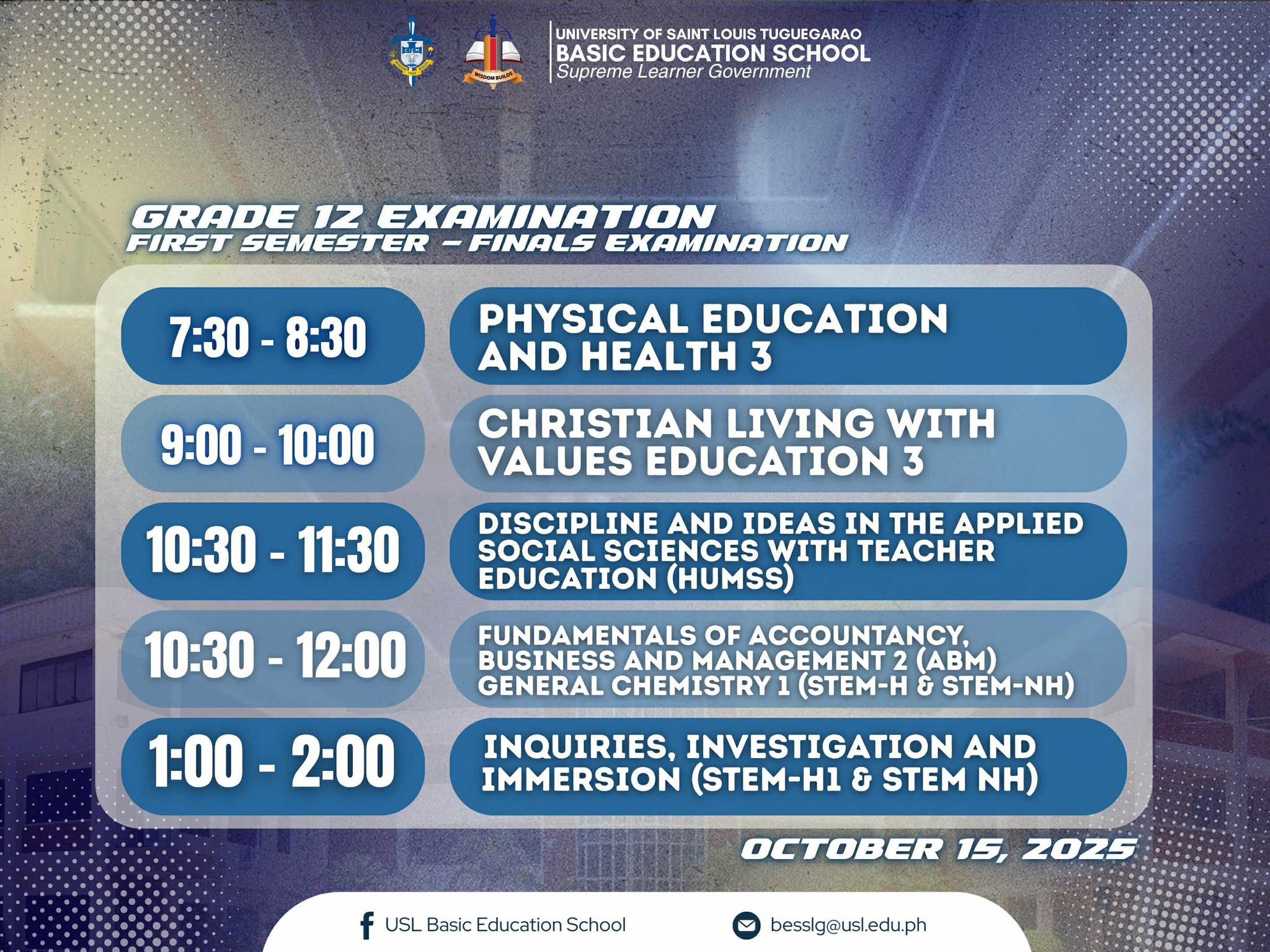 USLT Basic Education School... - USLT Basic Education School