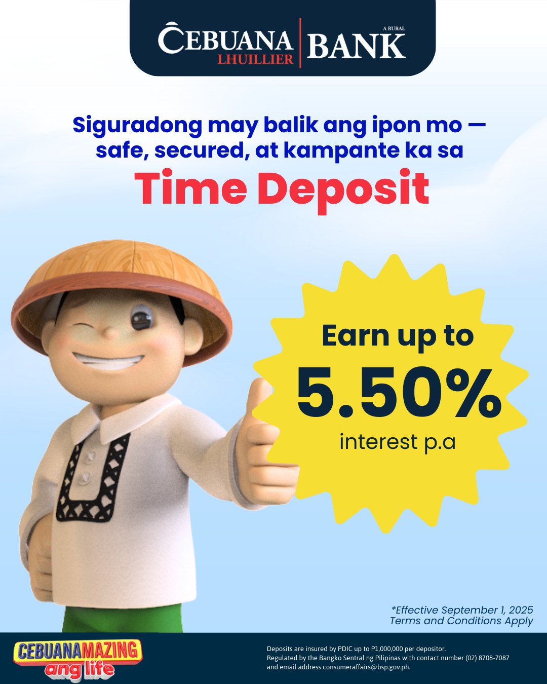 Cebuana - Secure your hard-earned money! May Time Deposit na maaasahan ...