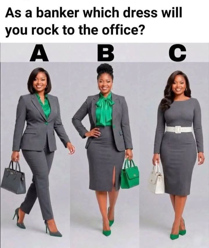 What outfit does a banking and finance student wear?