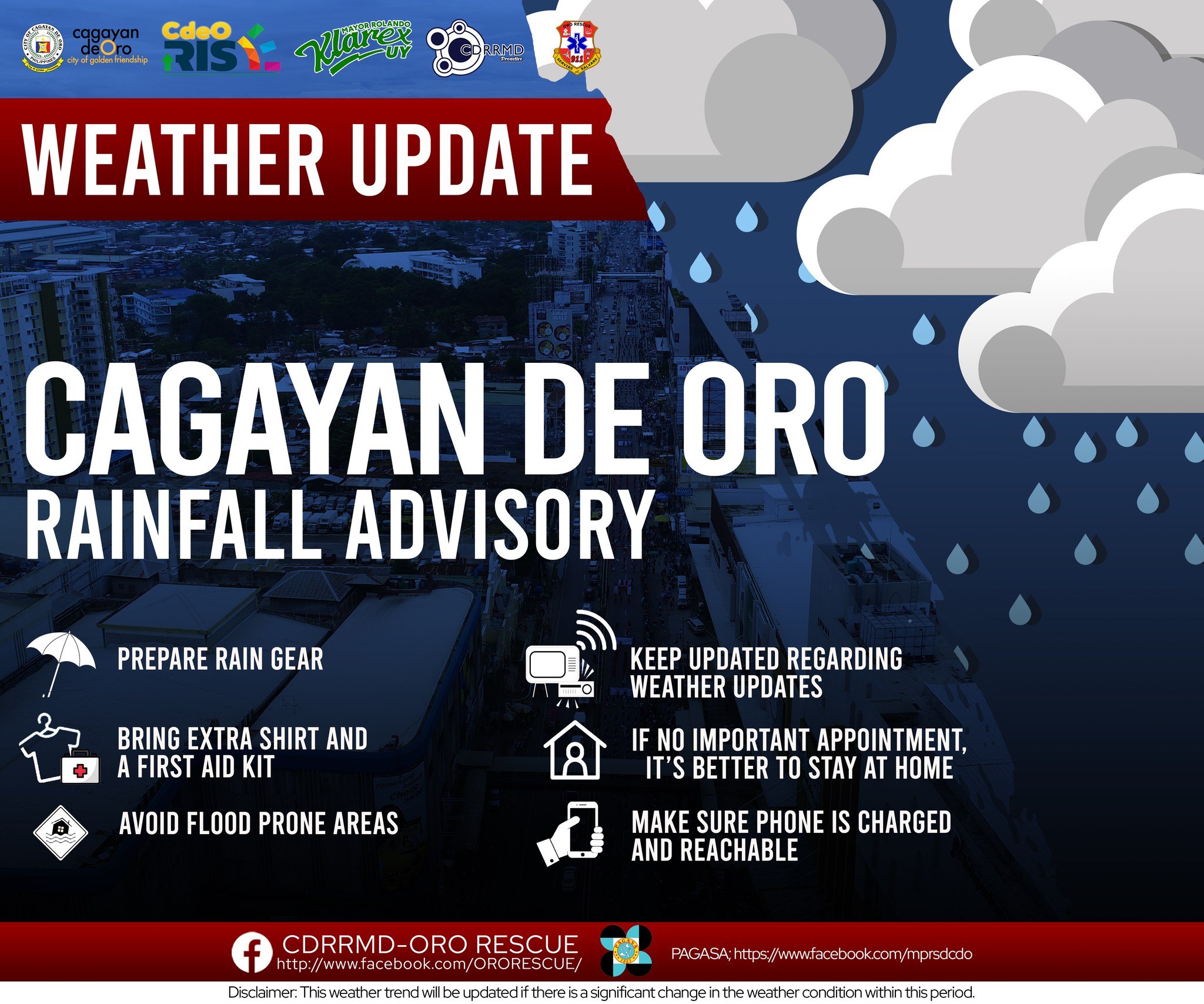 CDRRMD - 5:15 PM 26AUGUST2025 Basi sa Rainfall Advisory sa PAGASA ...