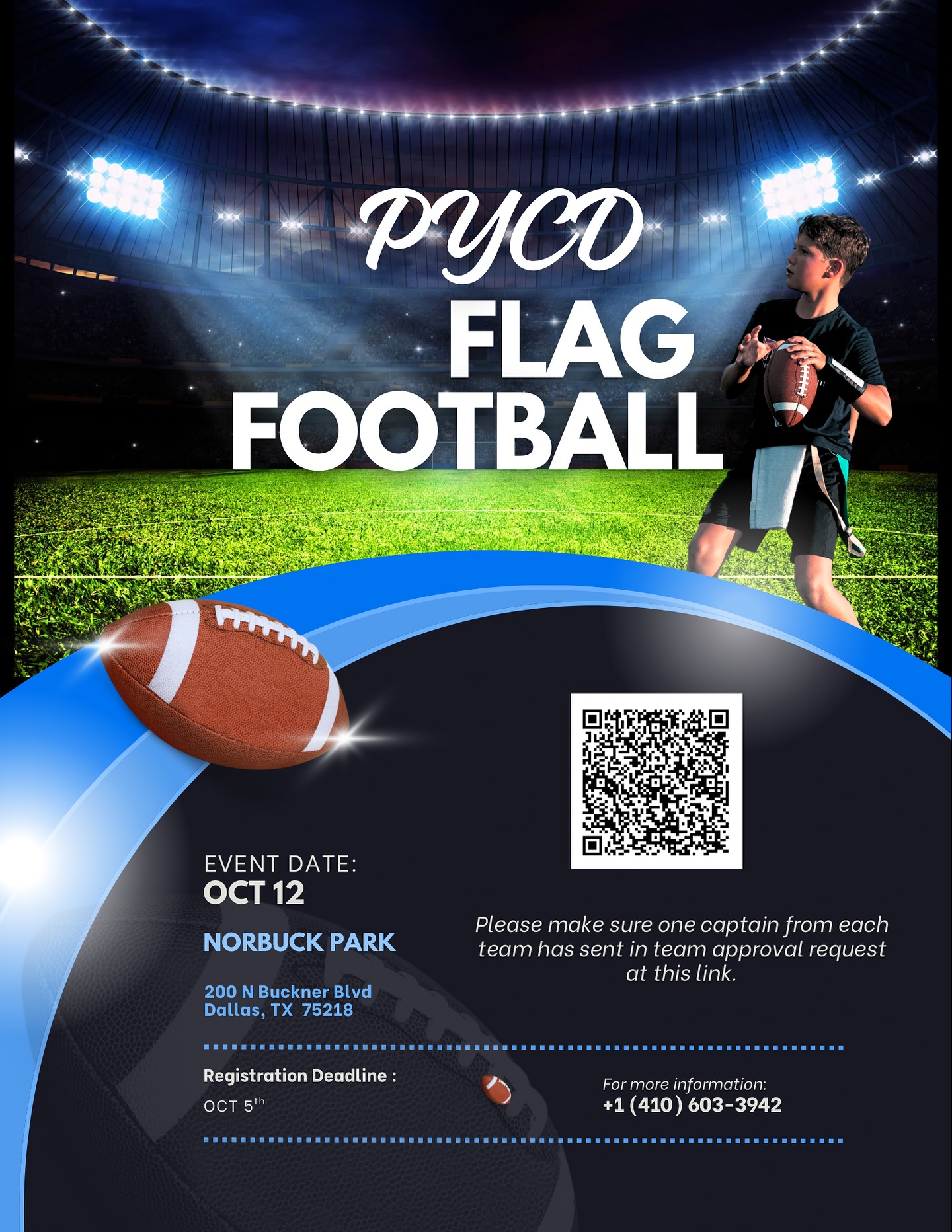 🏈 PYCD Flag... - PYCD Pentecostal Youth Conference of Dallas | Facebook