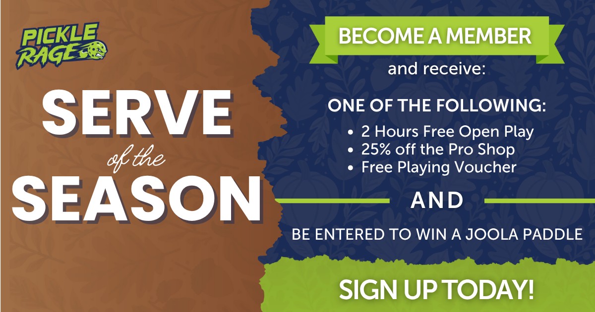 This season's best serve? A... - PickleRage - Glen Burnie | Facebook