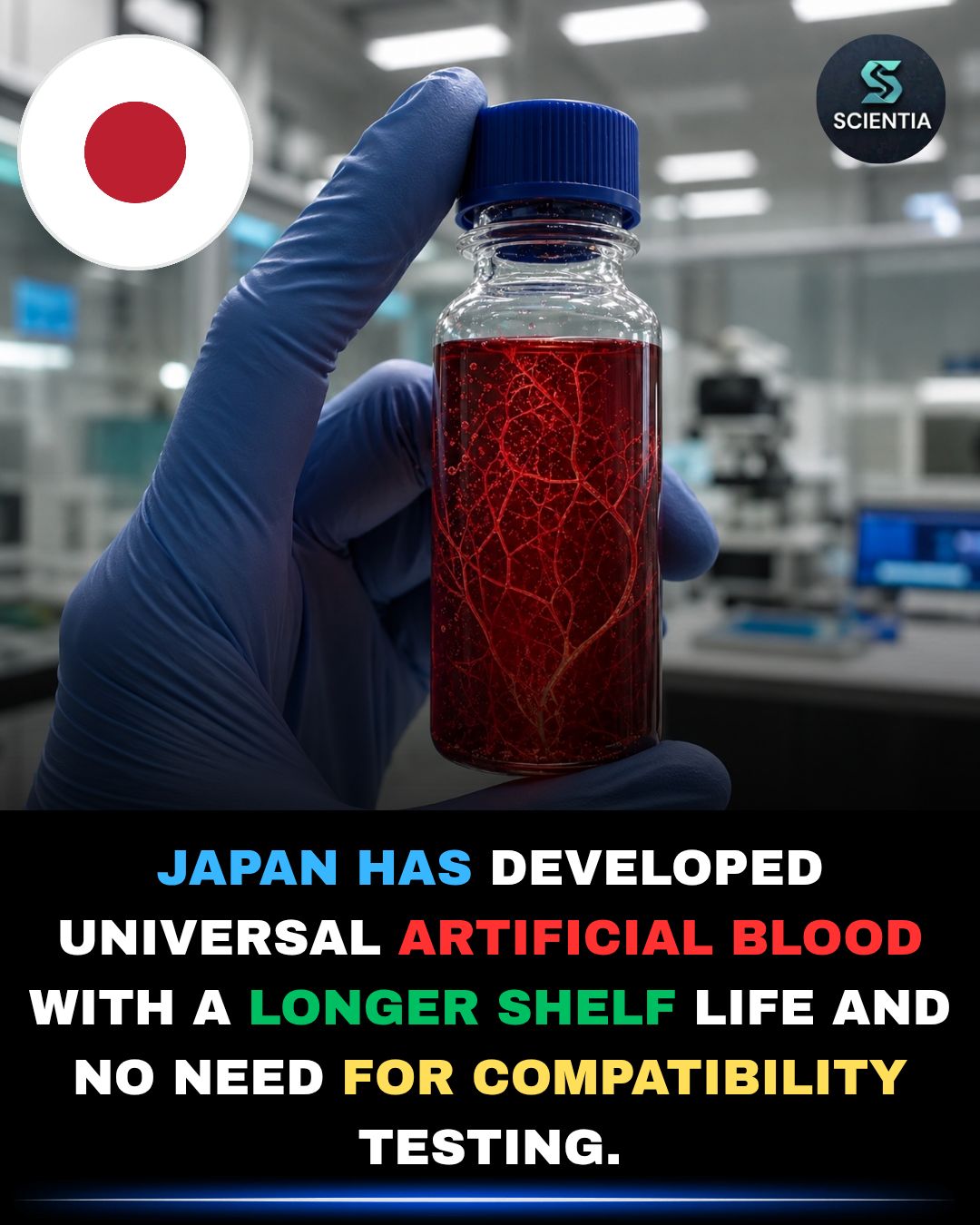 F-BLOOD/F-BLOOD LIVE RECORDED AT YOKOHA… Japan develops universal artificial blood with longer shelf life