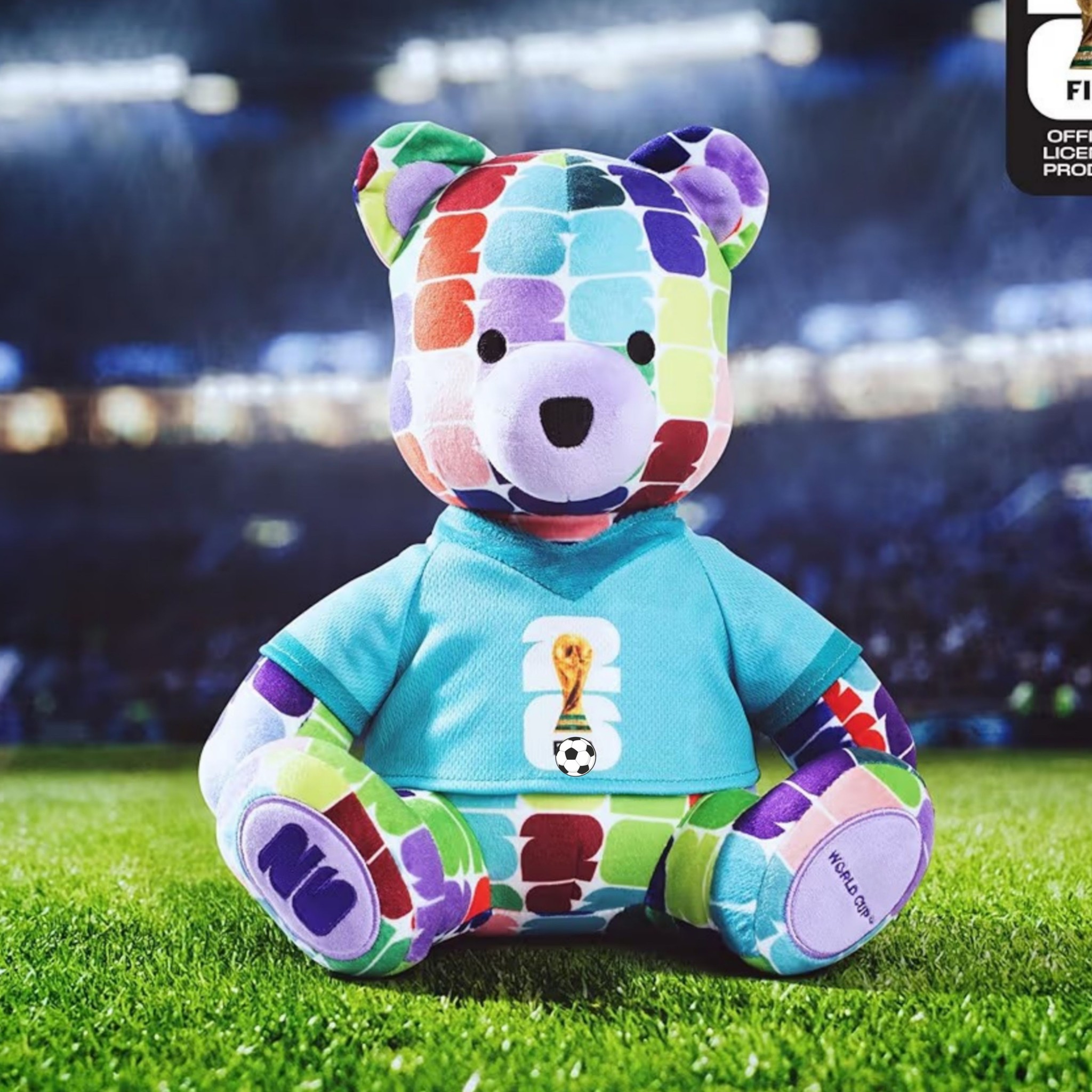 FIFA World Cup 26 Soccer Bear ぬいぐるみ Get ready to celebrate the World Cup with brand new FIFA Plush