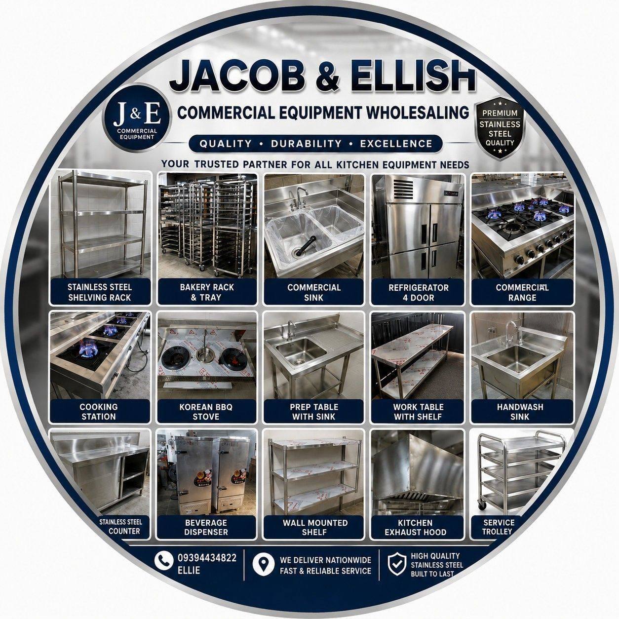 Jacob & Ellish Commercial Equipment Wholesaling on Reels